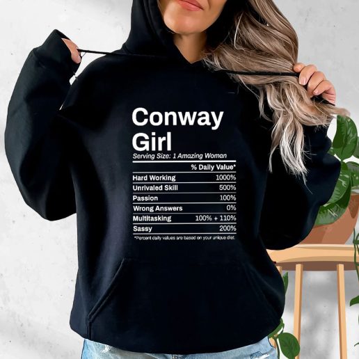 Aesthetic Hoodie Conway Girl Arkansas Nutrition Facts 1