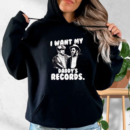 Aesthetic Hoodie I Want My Daddy Records 1