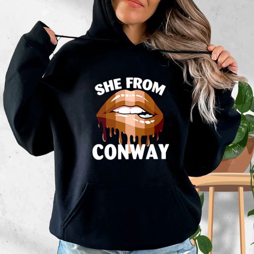 Aesthetic Hoodie She From Conway Arkansas 1