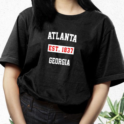 Aesthetic T Shirt Atlanta Est 1837 Georgia 1