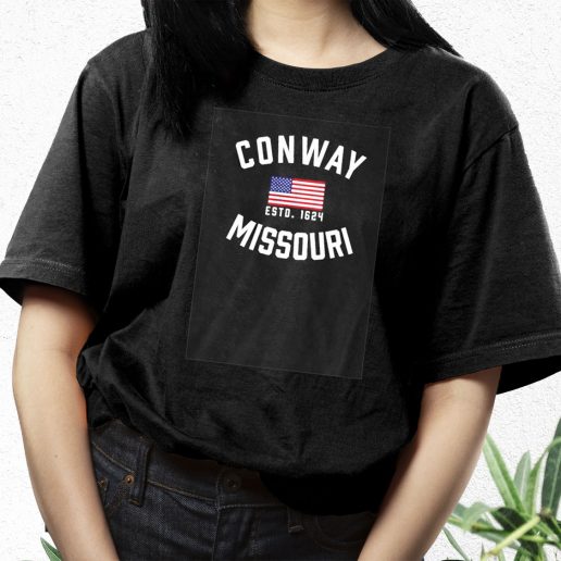 Aesthetic T Shirt Conway Missouri Patriot 1