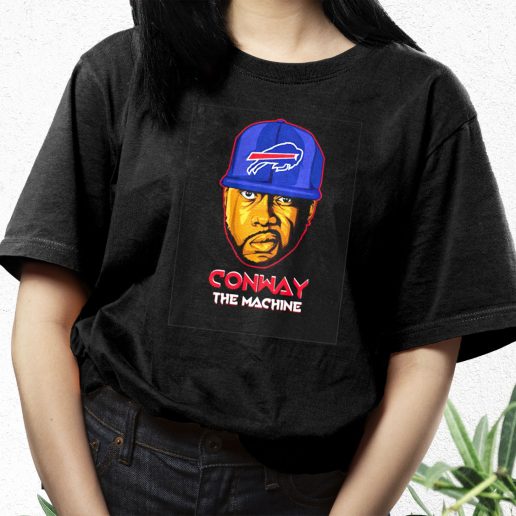 Aesthetic T Shirt Conway The Machine With Hat 1