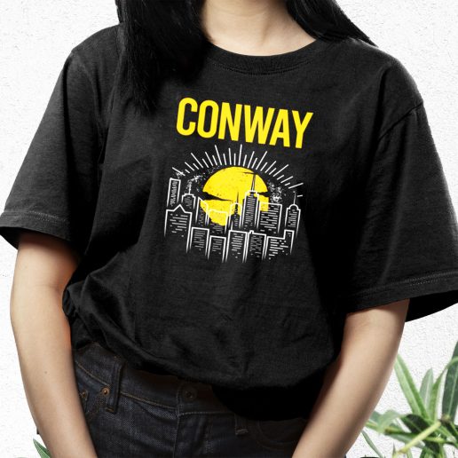 Aesthetic T Shirt Conway Yellow Moon 1