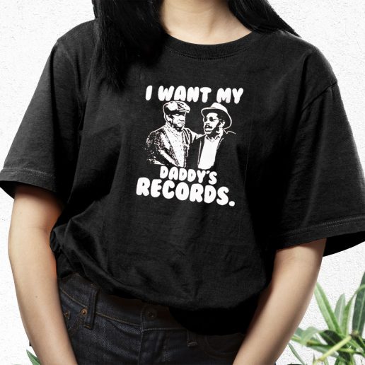 Aesthetic T Shirt I Want My Daddy Records 1