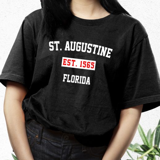 Aesthetic T Shirt St. Augustine Est 1565 Florida 1