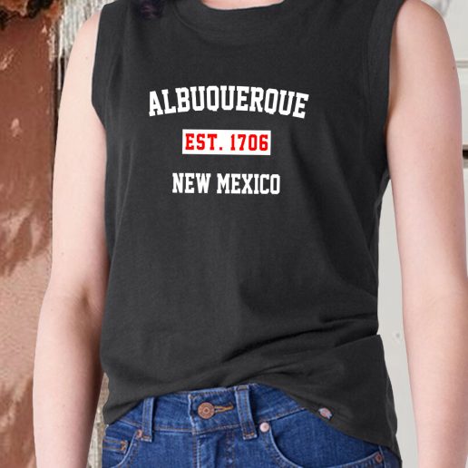 Aesthetic Tank Top Albuquerque Est 1706 New Mexico 1