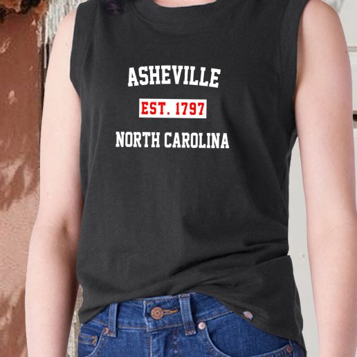 Aesthetic Tank Top Asheville Est 1797 North Carolina 1