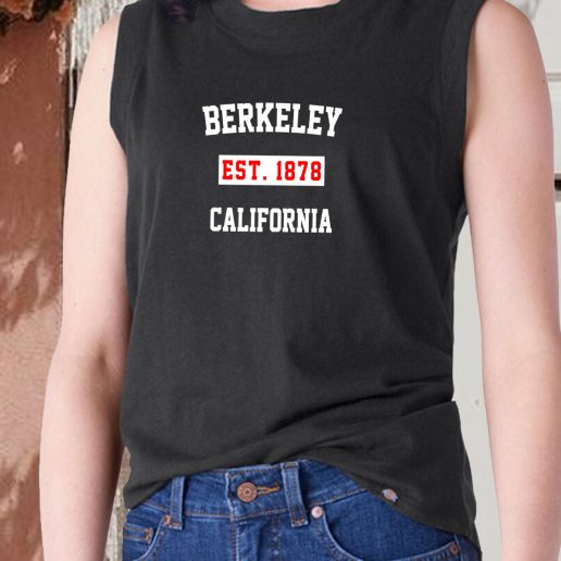 Aesthetic Tank Top Berkeley Est 1878 California 1