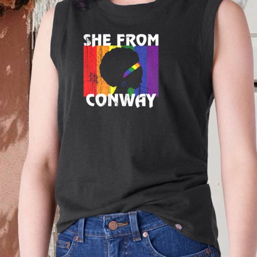 Aesthetic Tank Top Black Girl She From Conway Arkansas 1