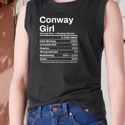 Aesthetic Tank Top Conway Girl Arkansas Nutrition Facts 1