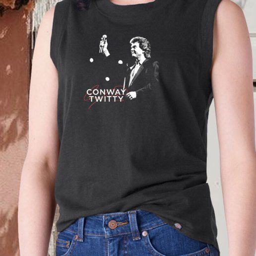 Aesthetic Tank Top Conway Twitty Country Music Legend 1