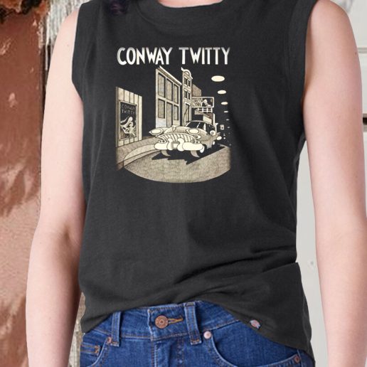 Aesthetic Tank Top Conway Twitty Singer 1