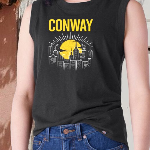 Aesthetic Tank Top Conway Yellow Moon 1