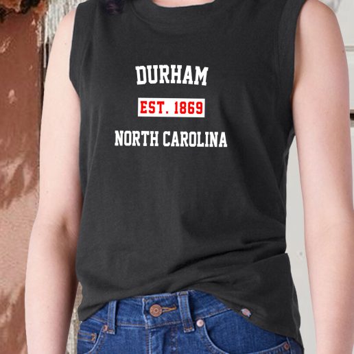 Aesthetic Tank Top Durham Est 1869 North Carolina 1