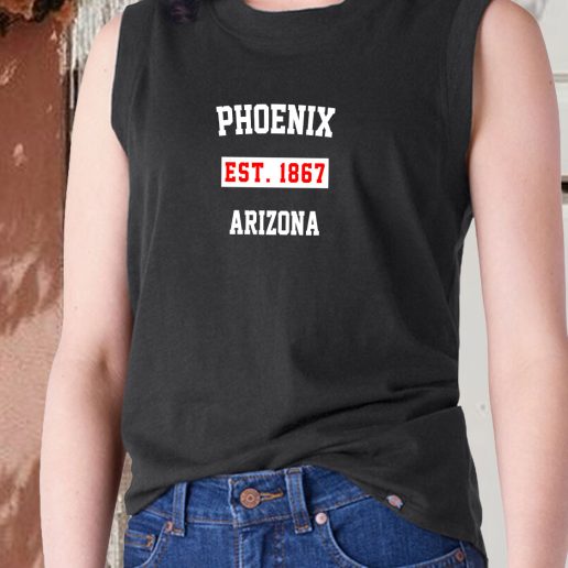 Aesthetic Tank Top Phoenix Est 1867 Arizona 1