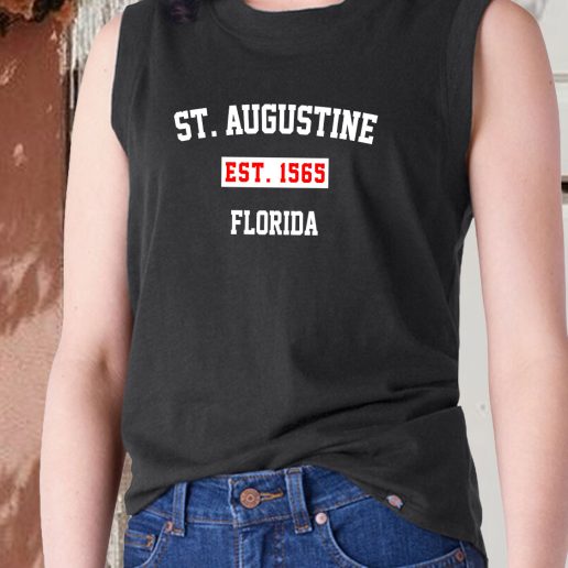 Aesthetic Tank Top St. Augustine Est 1565 Florida 1