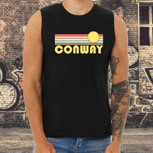 Athletic Tank Top Conway Arkansas Sunset 1