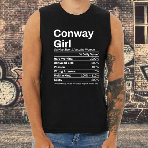 Athletic Tank Top Conway Girl Arkansas Nutrition Facts 1