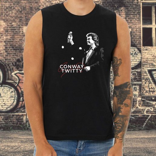 Athletic Tank Top Conway Twitty Country Music Legend 1