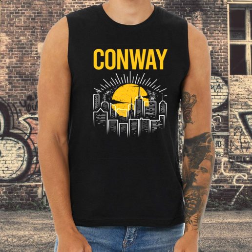 Athletic Tank Top Conway Yellow Moon 1