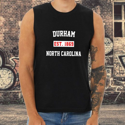 Athletic Tank Top Durham Est 1869 North Carolina 1