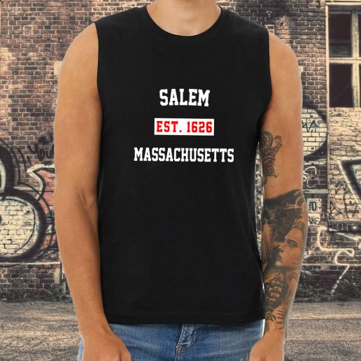 Athletic Tank Top Salem Est 1626 Massachusetts 1