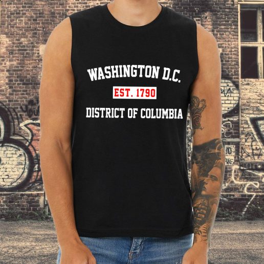Athletic Tank Top Washington Dc Est 1790 District Of Columbia 1