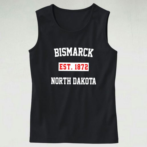 Bismarck Est 1872 North Dakota Tank Top 1