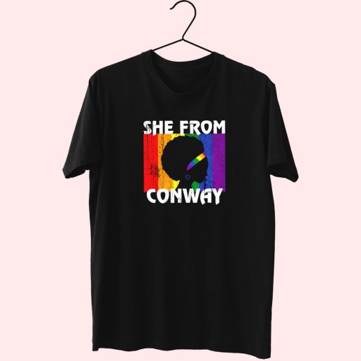 Black Girl She From Conway Arkansas 90s Trendy T Shirt 1