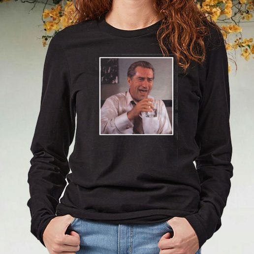 Black Long Sleeve T Shirt Goodfellas Jimmy Laughing 1