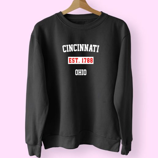 Cincinnati Est 1788 Ohio Classy Sweatshirt 1