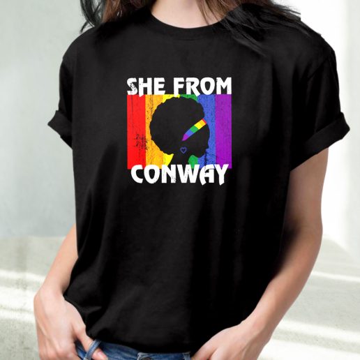 Classic T Shirt Black Girl She From Conway Arkansas 1