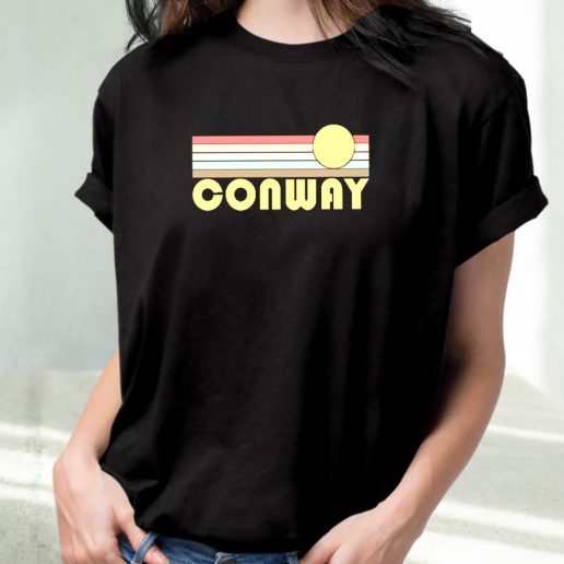 Classic T Shirt Conway Arkansas Sunset 1