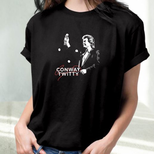Classic T Shirt Conway Twitty Country Music Legend 1