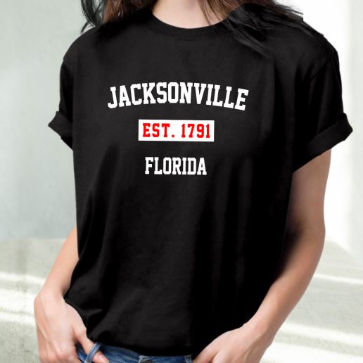 Classic T Shirt Jacksonville Est 1791 Florida 1