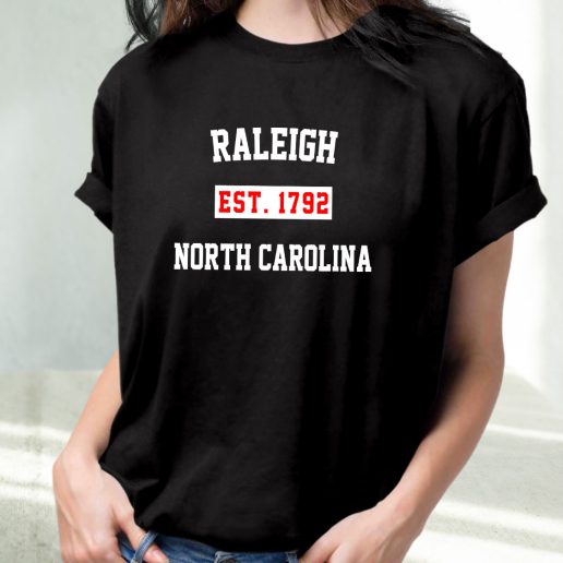 Classic T Shirt Raleigh Est 1792 North Carolina 1