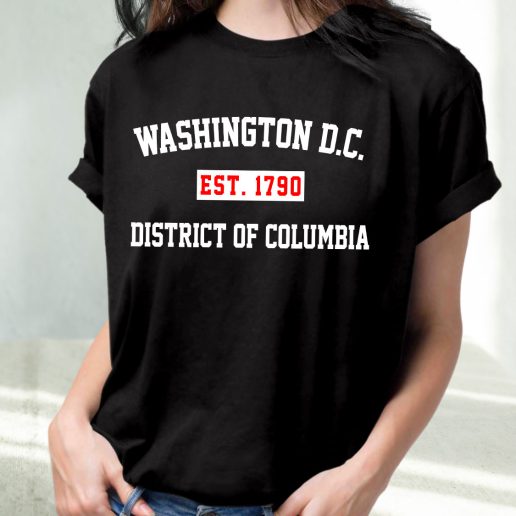 Classic T Shirt Washington Dc Est 1790 District Of Columbia 1