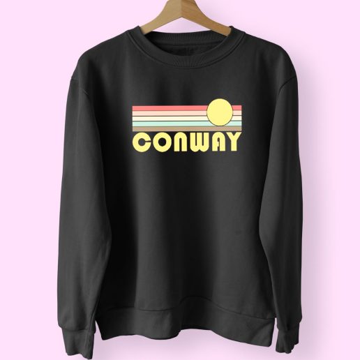 Conway Arkansas Sunset 90s Fashionable Sweatshirt 1
