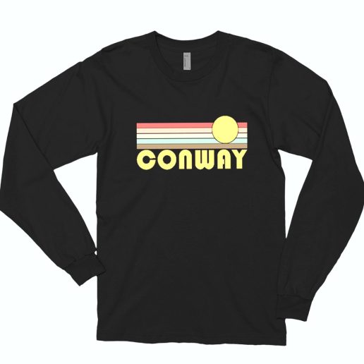 Conway Arkansas Sunset Long Sleeve T Shirt 1