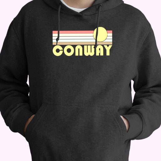 Conway Arkansas Sunset Vintage Hoodie 1