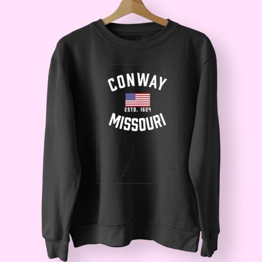 Conway Missouri Patriot 90s Fashionable Sweatshirt 1