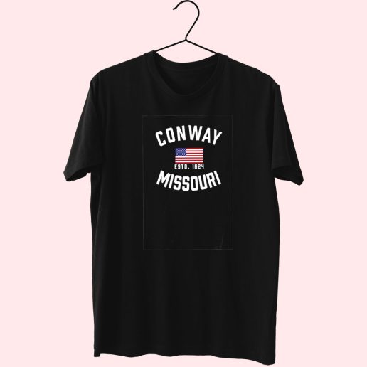 Conway Missouri Patriot 90s Trendy T Shirt 1