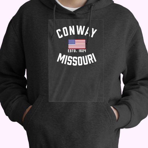 Conway Missouri Patriot Vintage Hoodie 1