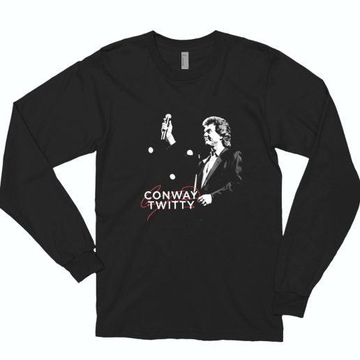 Conway Twitty Country Music Legend Long Sleeve T Shirt 1