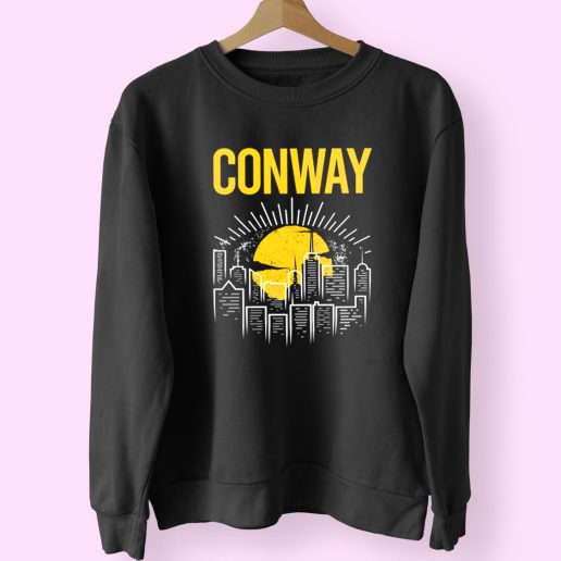 Conway Yellow Moon 90s Fashionable Sweatshirt 1
