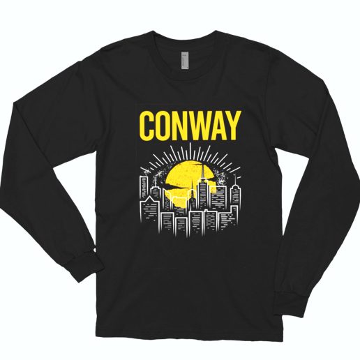 Conway Yellow Moon Long Sleeve T Shirt 1