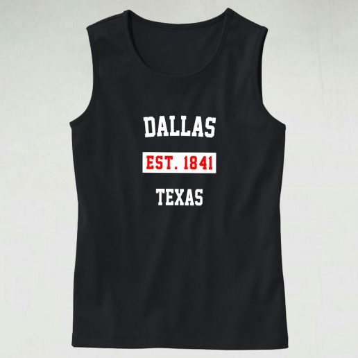 Dallas Est 1841 Texas Tank Top 1