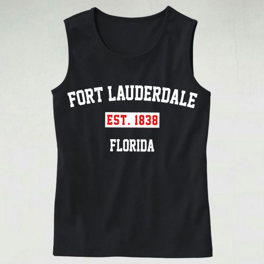 Fort Lauderdale Est 1838 Florida Tank Top 1