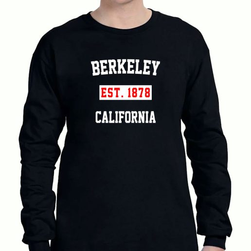 Graphic Long Sleeve T Shirt Berkeley Est 1878 California 1