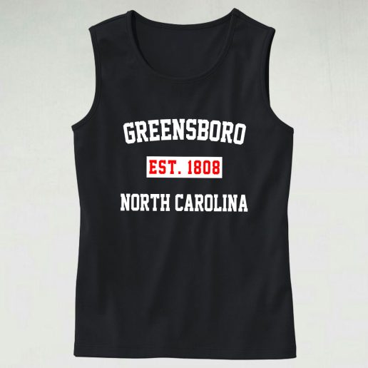 Greensboro Est 1808 North Carolina Tank Top 1